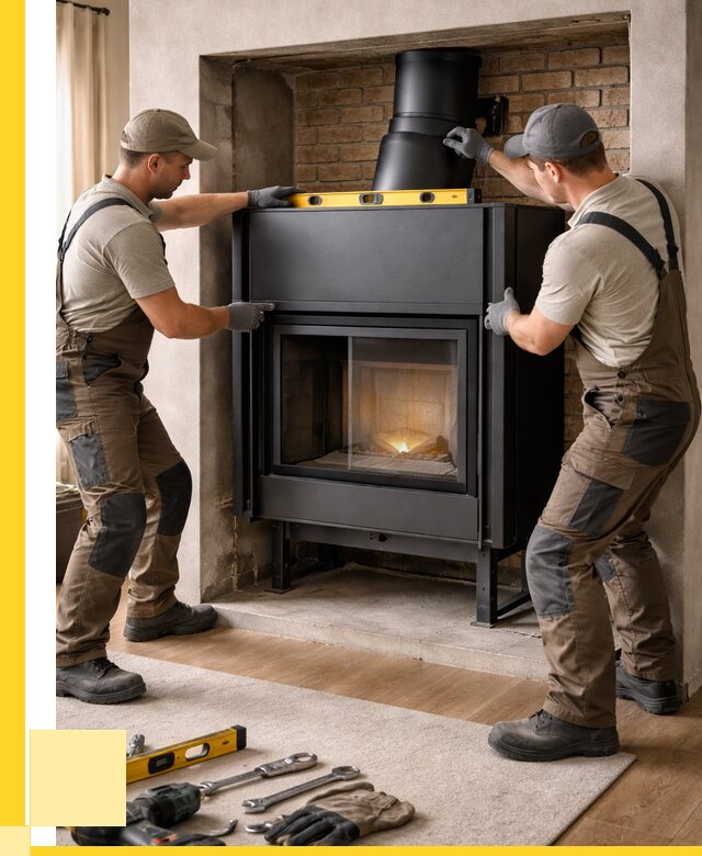 Установка каминных топок в Вольске под ключ от 18229 р. | ЭриданВль