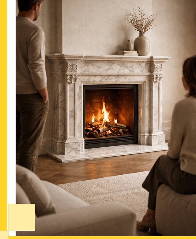 Мраморные камины под ключ в Вольске от 253175 р. | ЭриданВль