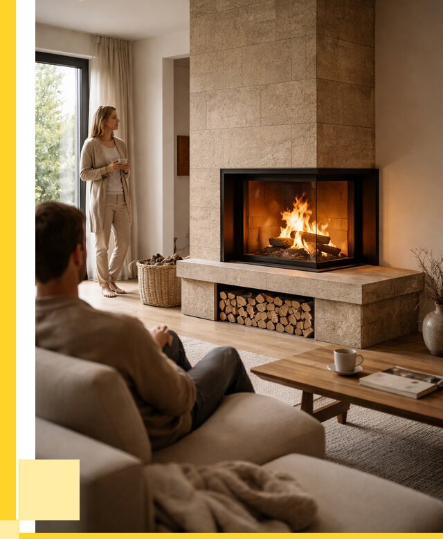 Угловые камины из кирпича установка в Вольске от 151905 р. ЭриданВль