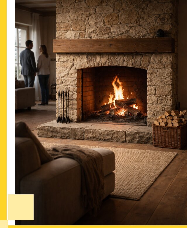 Открытые камины под ключ в Вольске от 151905 р. ЭриданВль