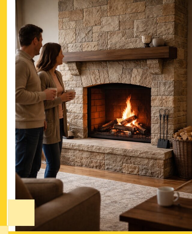 Каменные камины на заказ в Вольске от 182286 р. | ЭриданВль