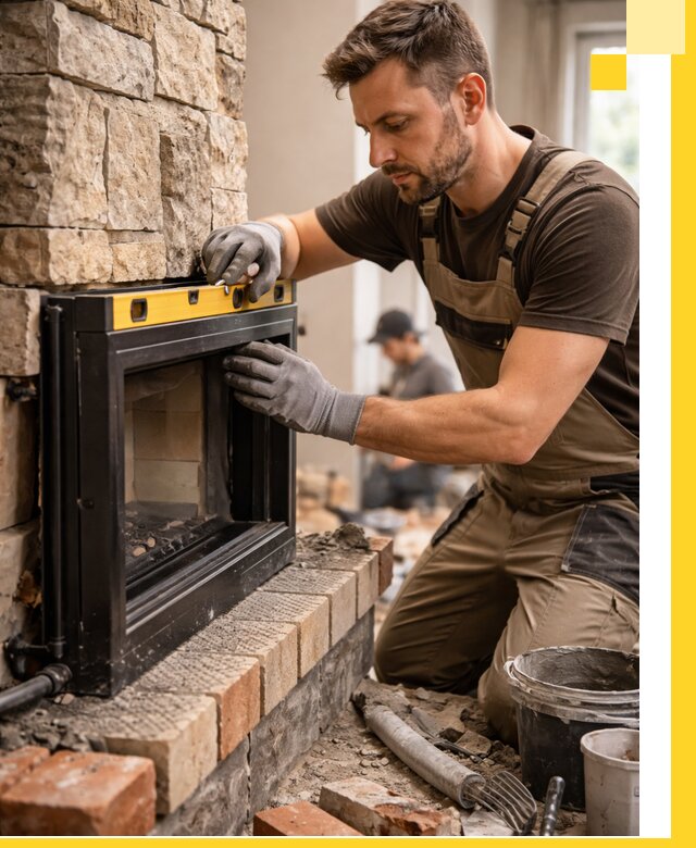 Дровяные камины под ключ в Вольске: монтаж, обустройство