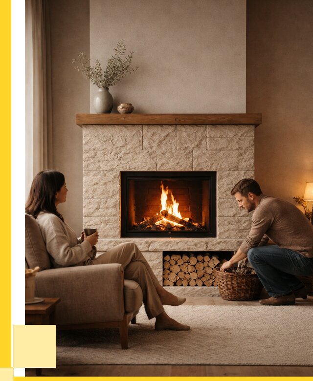 Камины для дома в Вольске под ключ от 151905 р. | ЭриданВль