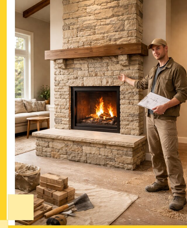 Камины под ключ в Вольске от 182286 р. | ЭриданВль — установка