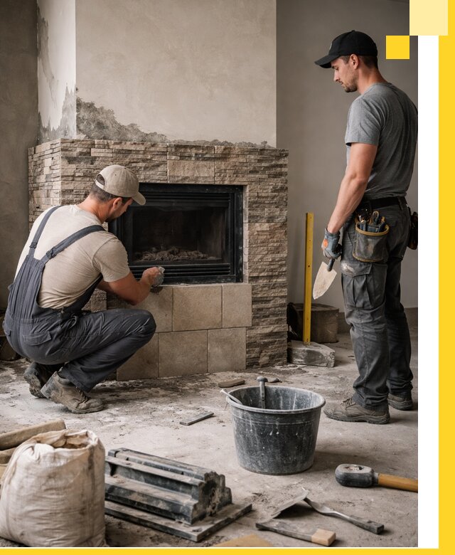 Камины под ключ в Вольске: проект, изготовление и монтаж