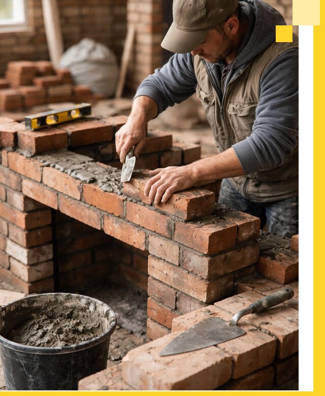 Кладка каминов под ключ в Вольске профессиональная отделка и монтаж