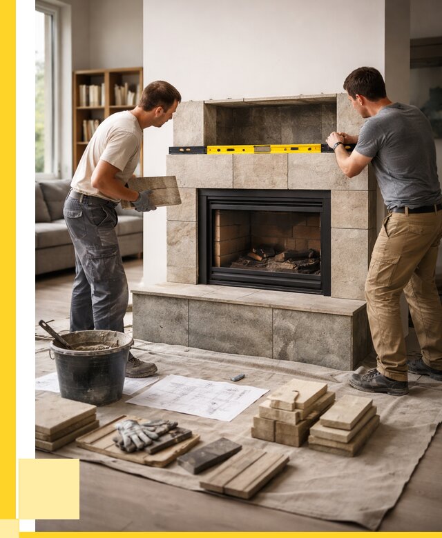 Монтаж каминов и установка в Вольске от 45572 р. | ЭриданВль