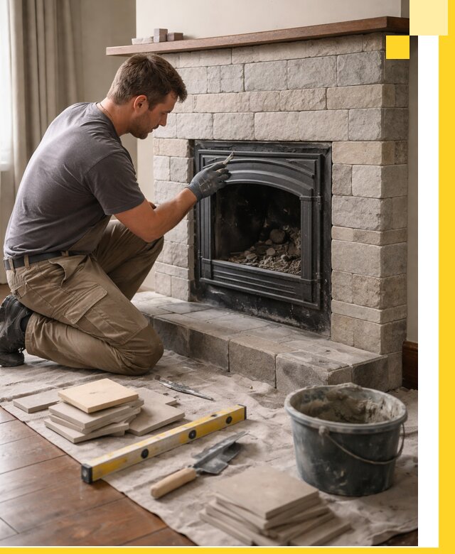 Профессиональный ремонт каминов в Вольске восстановление и сервис