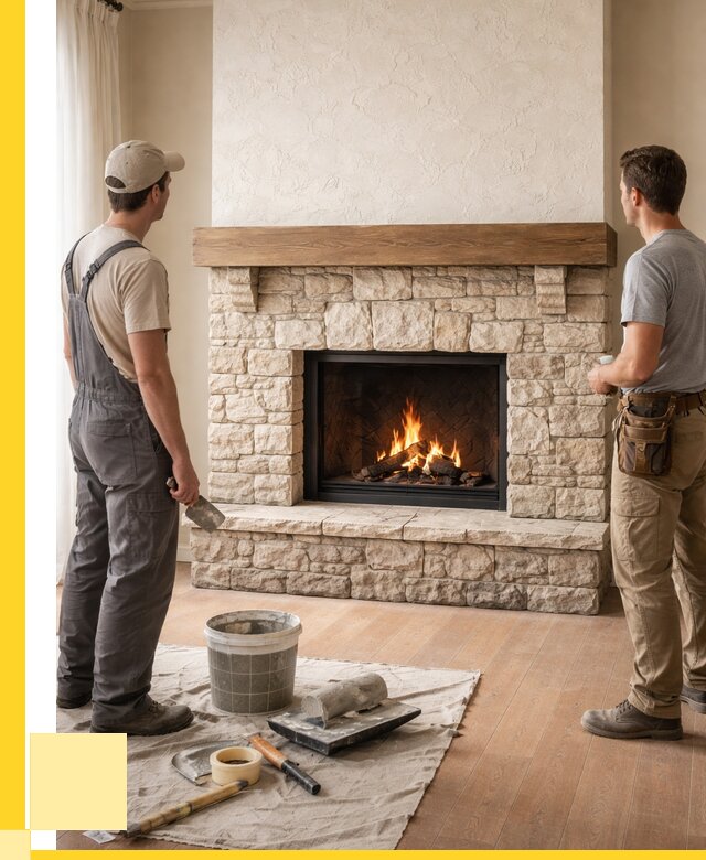 Отделка каминов в Вольске от 6583 р. под ключ | ЭриданВль