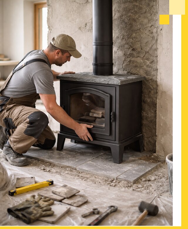 Профессиональный монтаж печей и каминов в Вольске под ключ