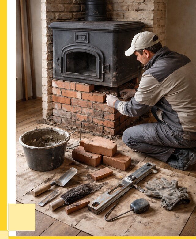 Ремонт печей в Вольске от 12152 р., услуги печника ЭриданВль