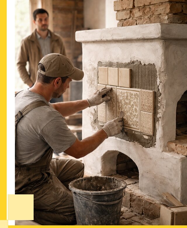 Отделка печей и банных печей в Вольске от 35445 р. | ЭриданВль