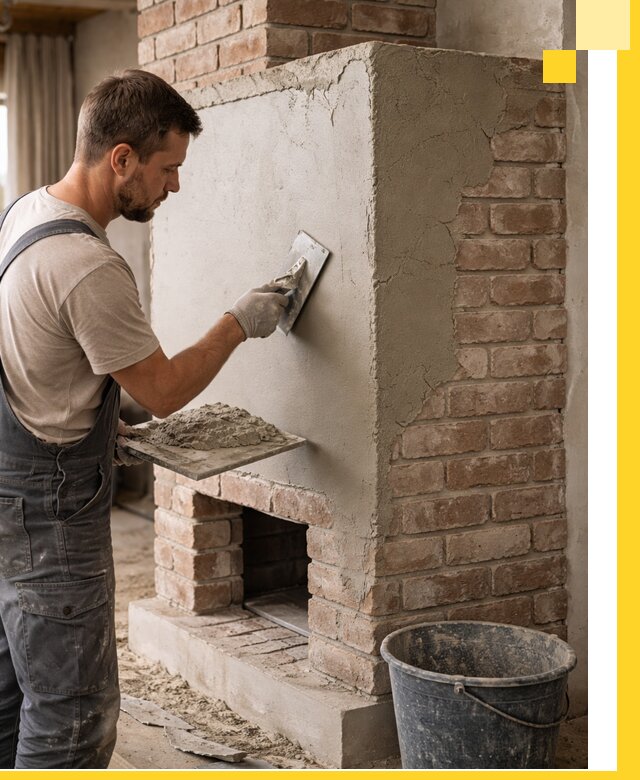 Отделка печей и облицовка каминов в Вольске под ключ