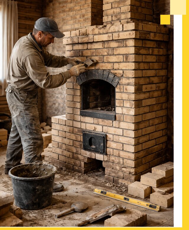 Кирпичные печи под ключ в Вольске: проектирование и кладка