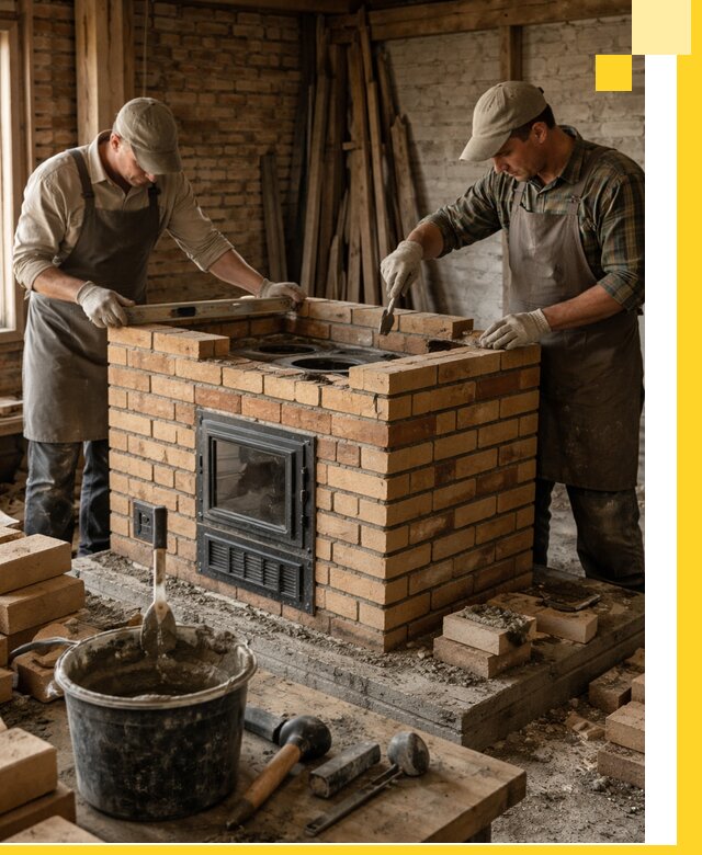 Изготовление и установка варочных печей под ключ в Вольске