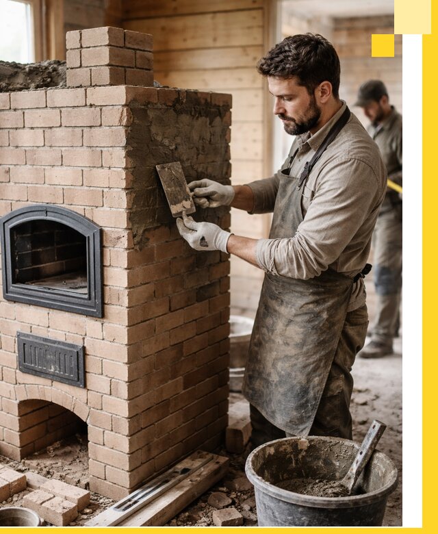 Изготовление и установка печей-шведок под ключ в Вольске