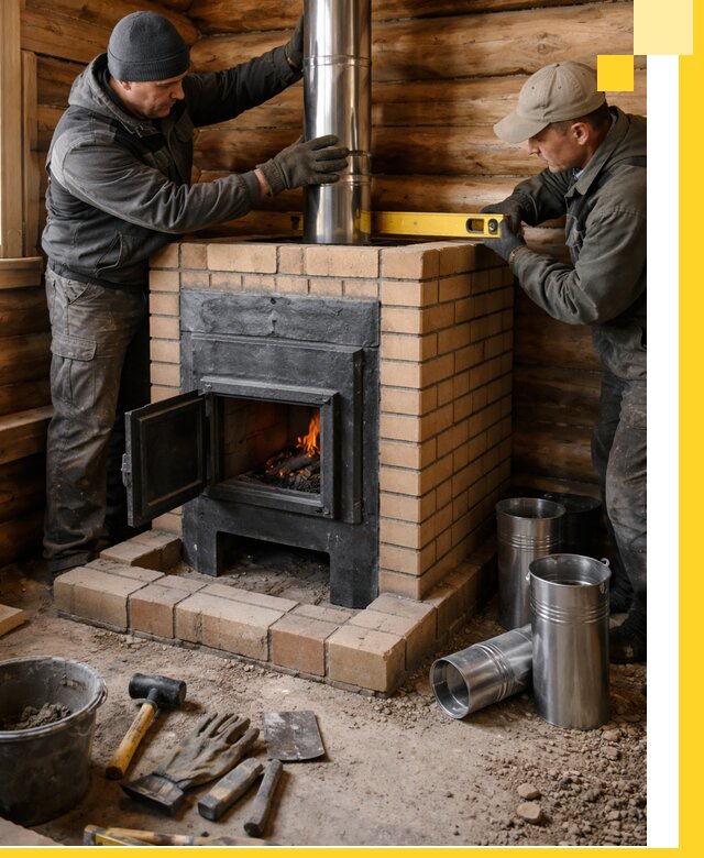 Проектирование, изготовление и установка банных печей в Вольске