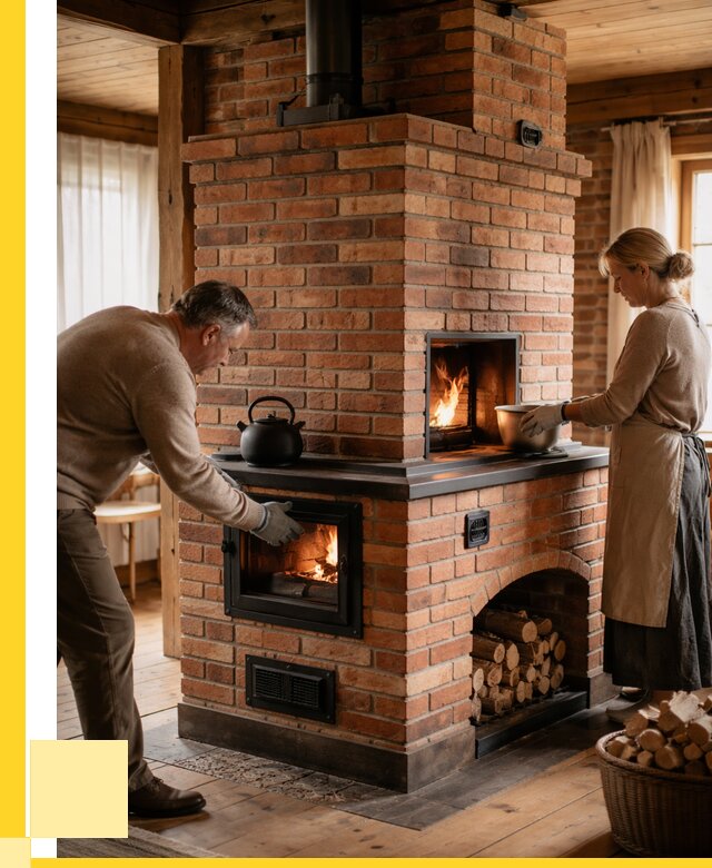 Печи для загородного дома под ключ в Вольске от 81016 р. | ЭриданВль