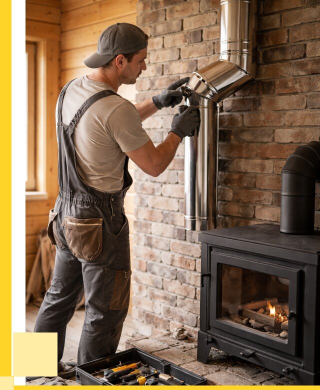 Монтаж дымоходов для печей в Вольске от 7595 р. | ЭриданВль