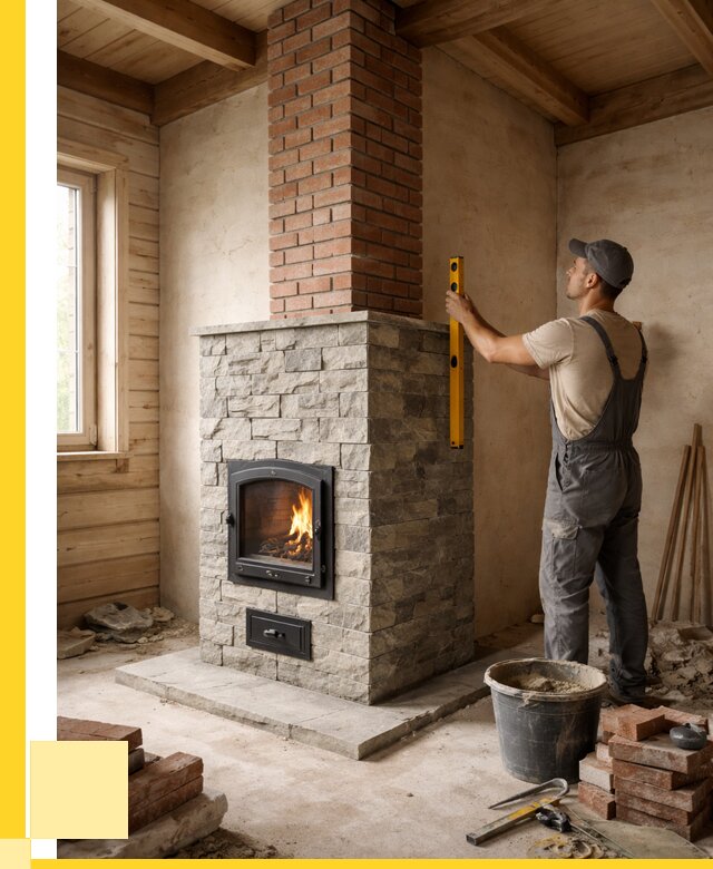 Печи и дымоходы под ключ в Вольске от 45572 р., ЭриданВль