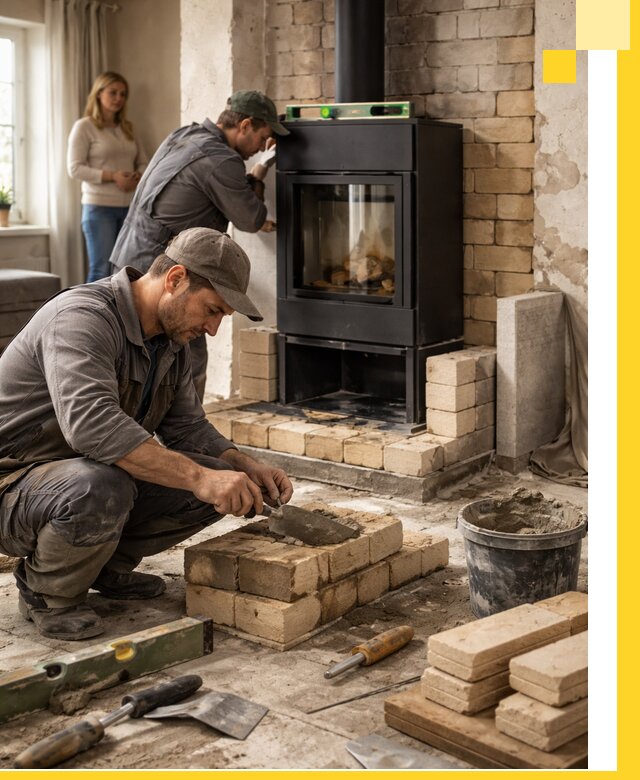 Печи и камины под ключ: проект, установка в Вольске