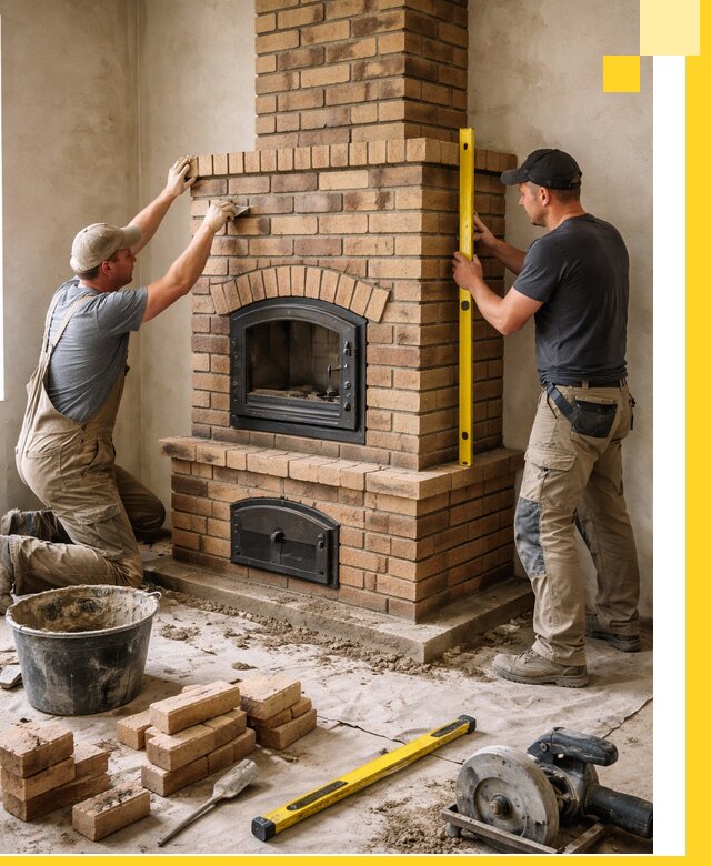 Продажа и установка печей и каминов для дома под ключ в Вольске