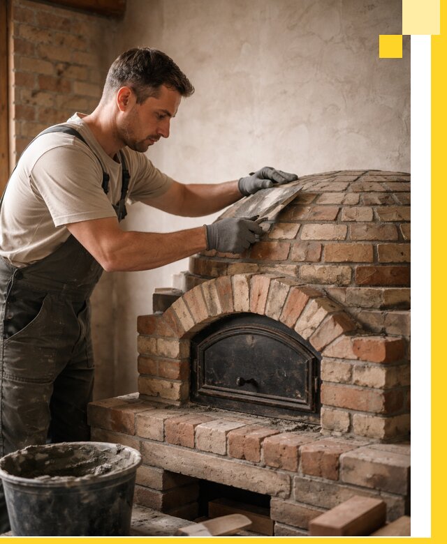 Изготовление и монтаж помпейских печей на заказ в Вольске