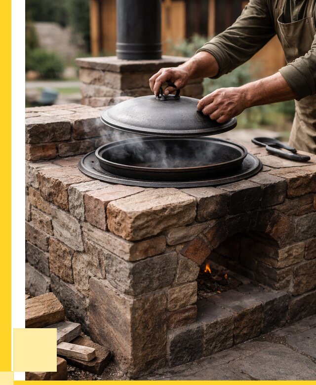 Печи для казана в Вольске по цене от 18229 р. | ЭриданВль