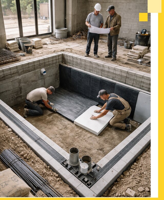 Проекты частных и общественных бассейнов под ключ в Вольске