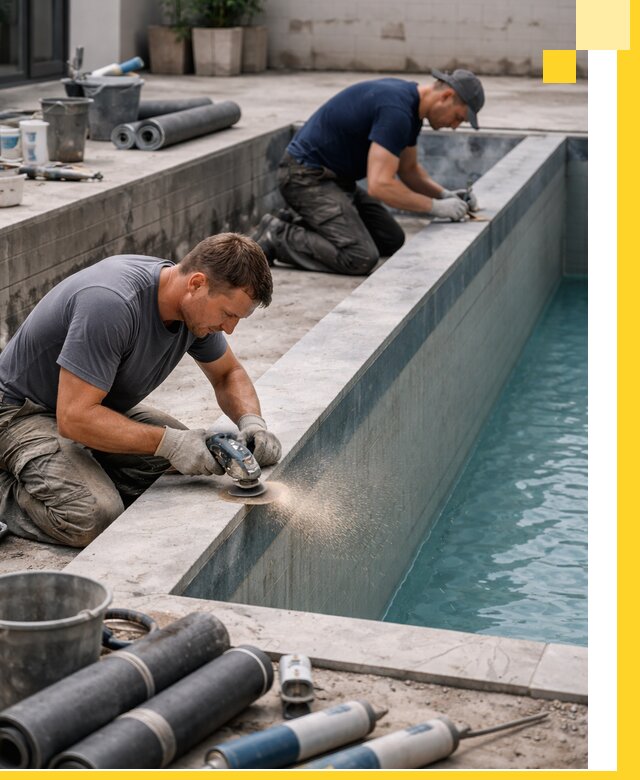 Профессиональный ремонт бассейнов под ключ в Вольске