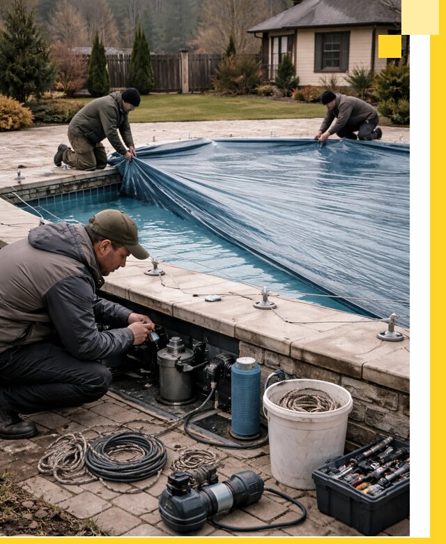 Консервация бассейнов в Вольске: подготовка к длительному хранению