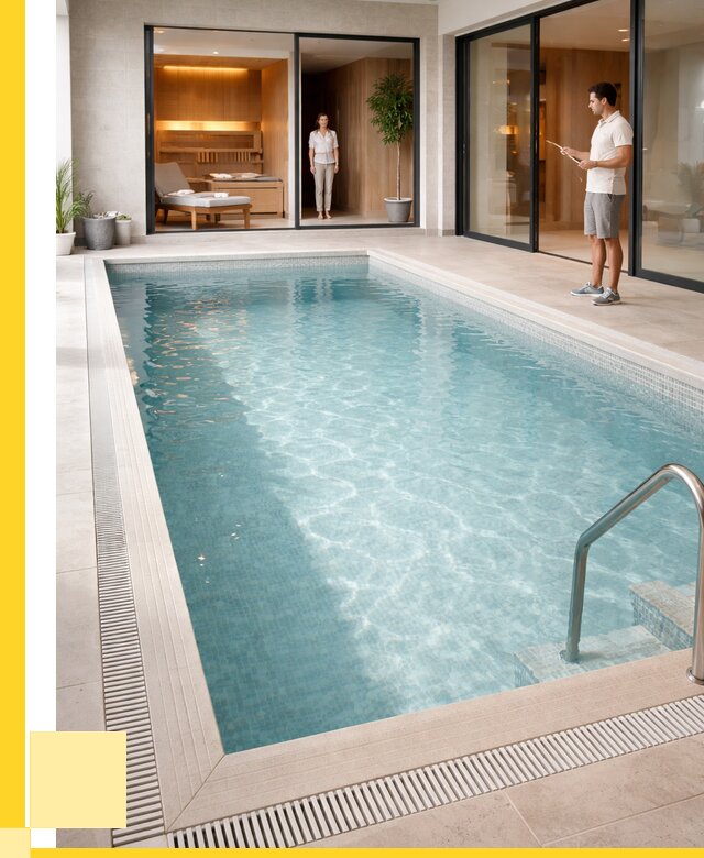 Отделка бассейна пленкой ПВХ в Вольске от 3544 р. - ЭриданВль