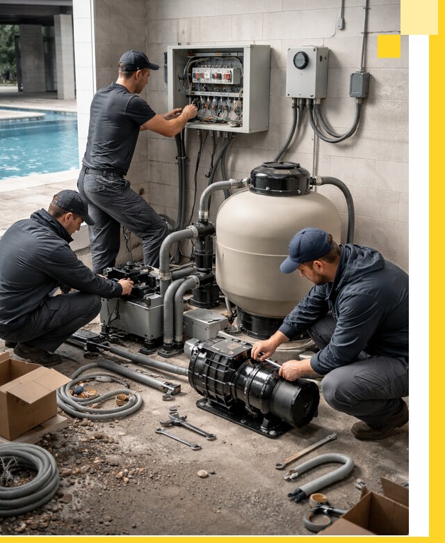 Профессиональный монтаж оборудования для бассейнов в Вольске