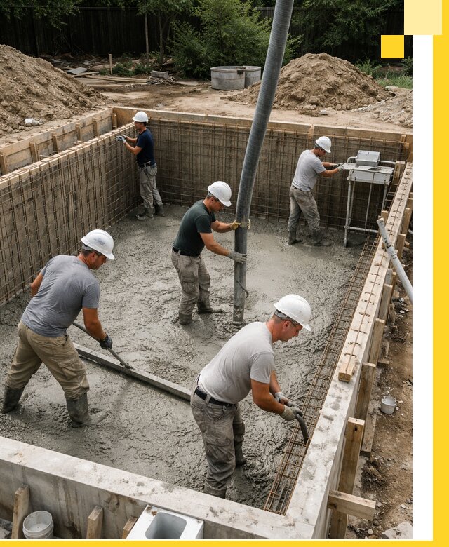 Строительство бетонных бассейнов под ключ в Вольске