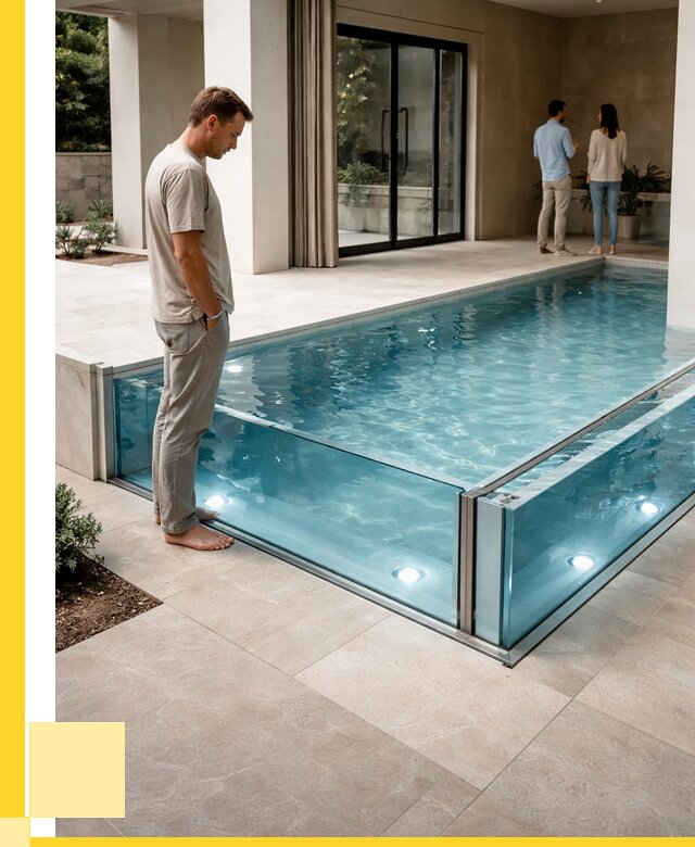 Стеклянные бассейны в Вольске от 1215240 р. | ЭриданВль — мозаика