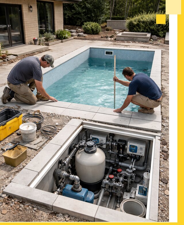 Строительство качественных домашних бассейнов под ключ в Вольске