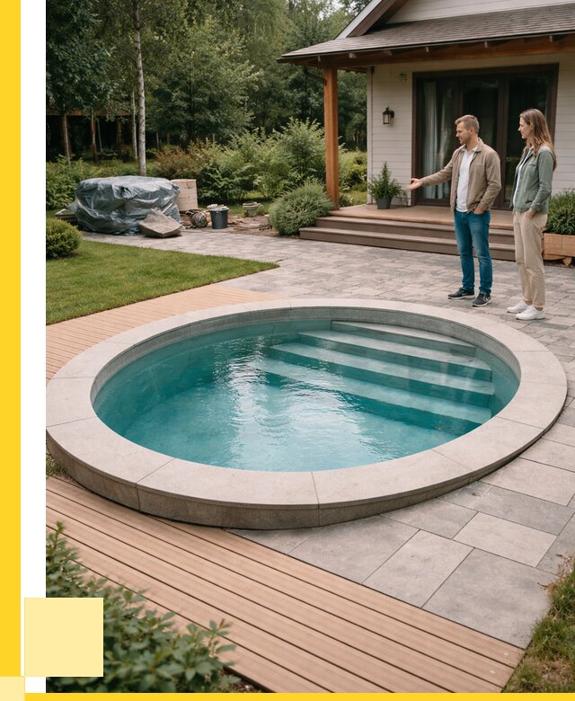 Бассейн на даче под ключ в Вольске от 202540 р., ЭриданВль