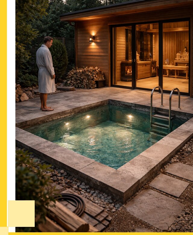 Бани с бассейном под ключ в Вольске от 96207 р. | ЭриданВль