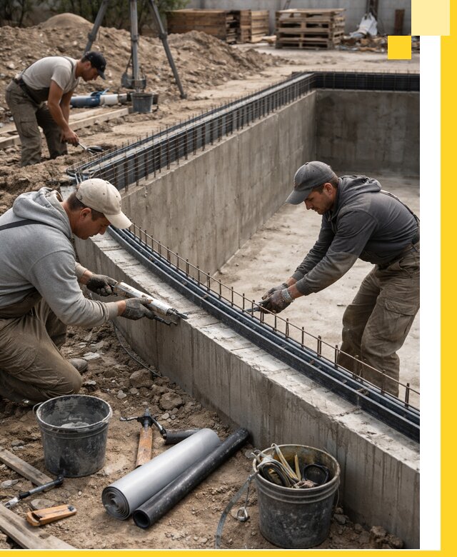 Качественный монтаж чаши бассейна в Вольске под ключ с гарантией