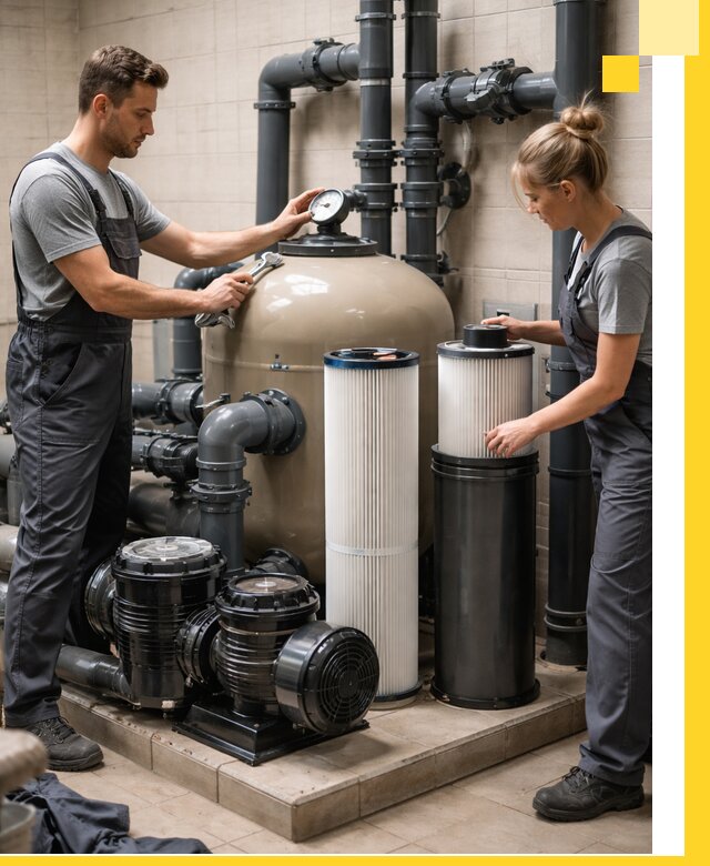 Фильтры и системы фильтрации для бассейнов в Вольске