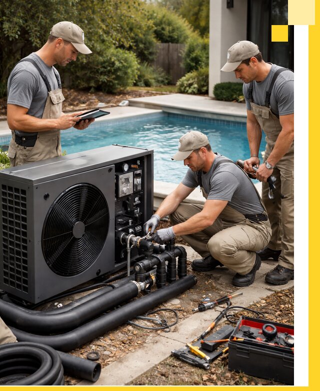 Проектирование и установка тепловых насосов для бассейнов в Вольске