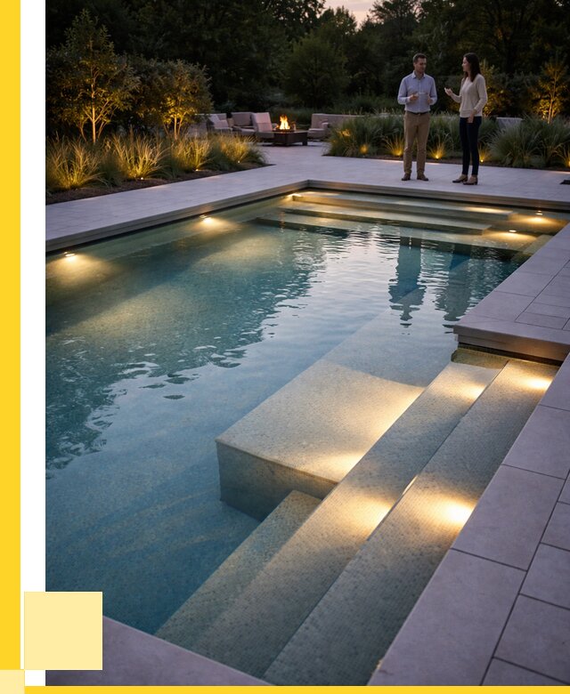 Освещение бассейнов в Вольске под ключ от 25318 р. | ЭриданВль