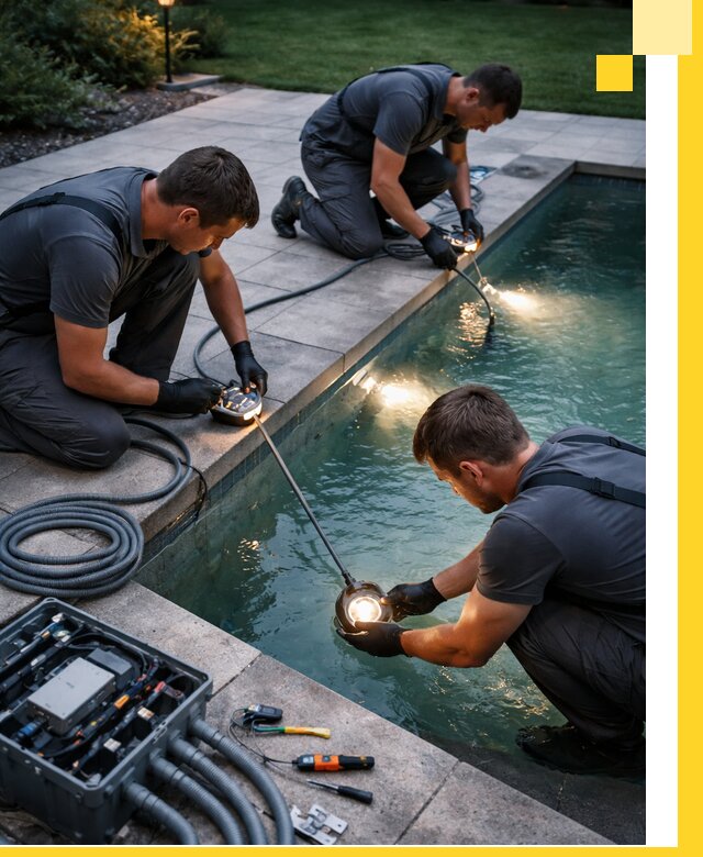 Профессиональное освещение бассейнов в Вольске: дизайн и монтаж