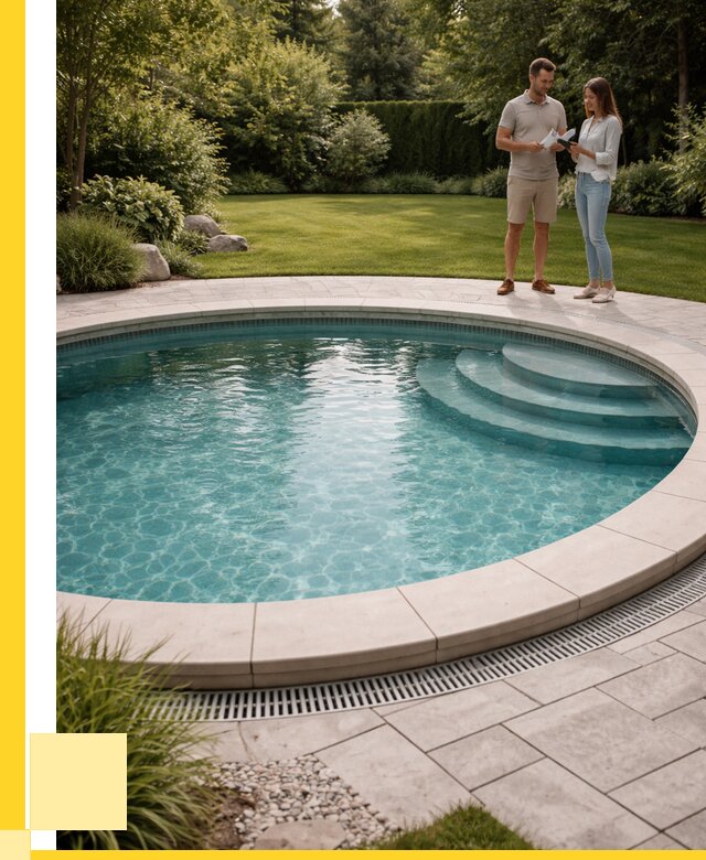 Круглые каркасные бассейны купить в Вольске от 253175 р. | ЭриданВль