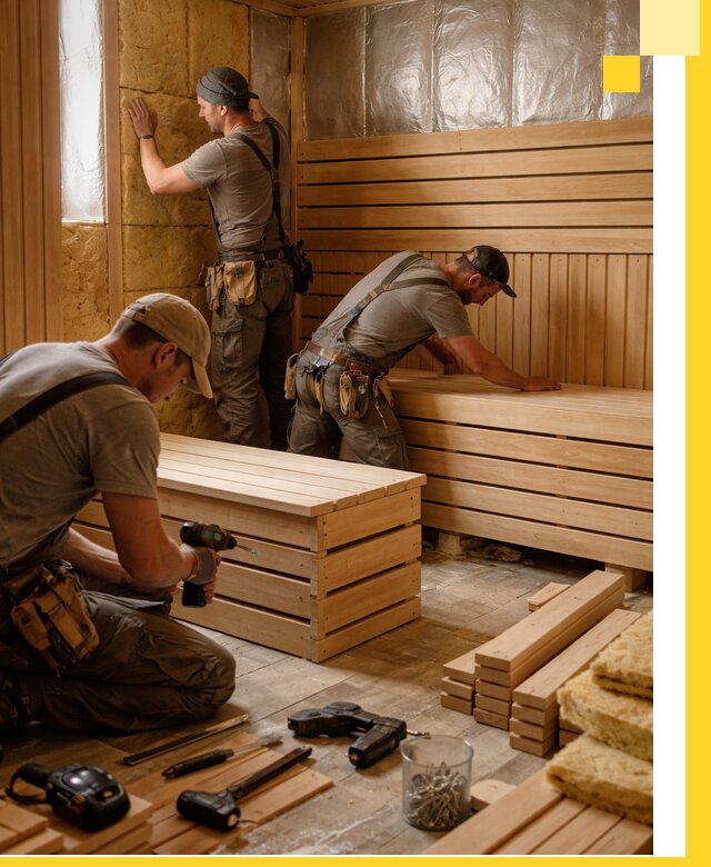 Профессиональное строительство саун под ключ в Вольске