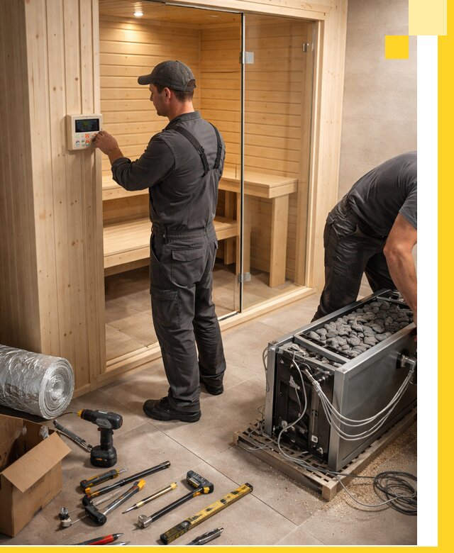 Поставка, установка и монтаж электрических саун в Вольске