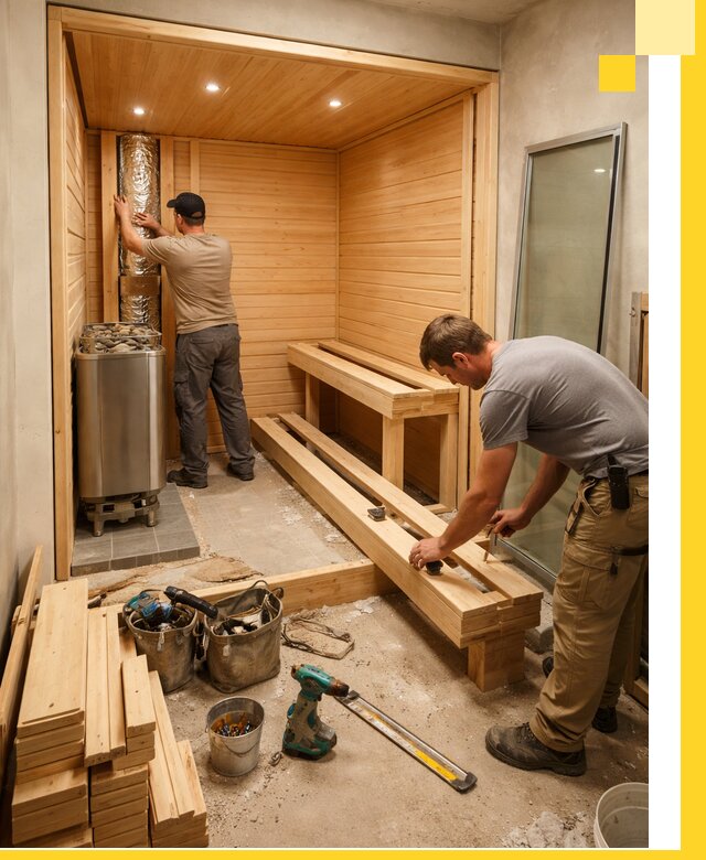 Проектирование и установка домашних саун под ключ в Вольске