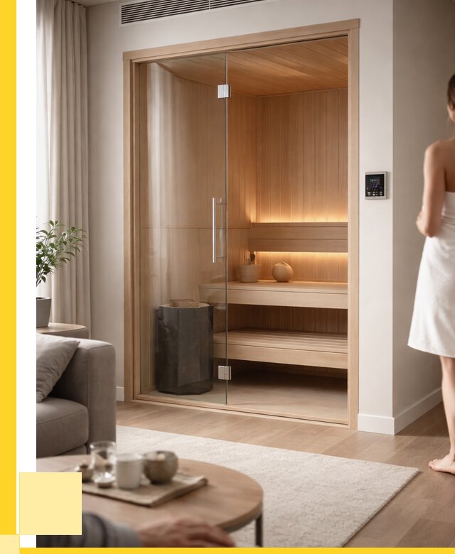 Сауна в квартире под ключ в Вольске от 121524 р. ЭриданВль