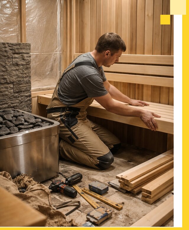 Сауны для дома под ключ с проектированием и монтажом в Вольске