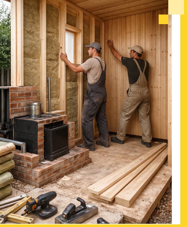 Строительство и установка дачных саун под ключ в Вольске